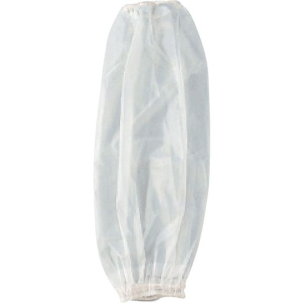 280C1P 853-7665  抗菌ビニール腕カバー クリア 1双入