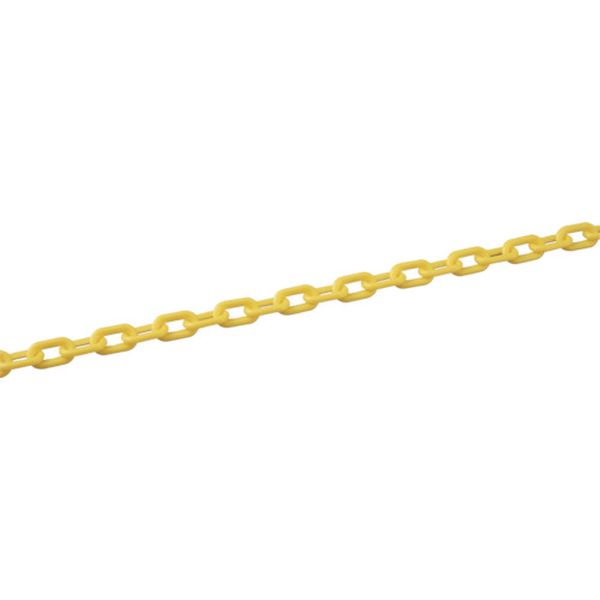 106-4670 プラスチックチェーン 黄 PT-630Y 長さ30m 線径6mmΦ ポリエチレン