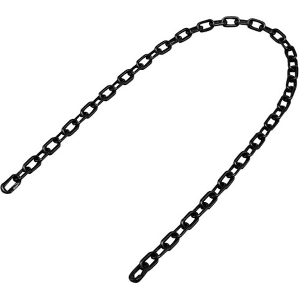 106-3047 プラスチックチェーン 黒 PT-612BK 長さ1.2m 線径6mmΦ ポリエチレン
