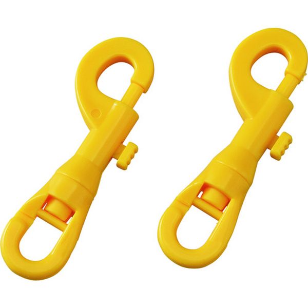 プラスチックチェーン用ジョイント 黄 SNP-Y 全長99mm 対応線径：10/12mm以下 2個組 ナイロン