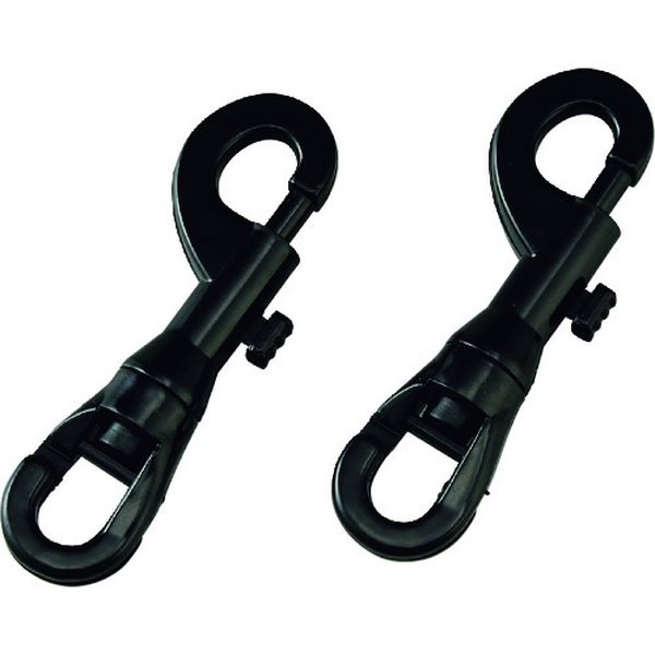 プラスチックチェーン用ジョイント 黒 SNP-BK 全長99mm 対応線径：10/12mm以下 2個組 ナイロン