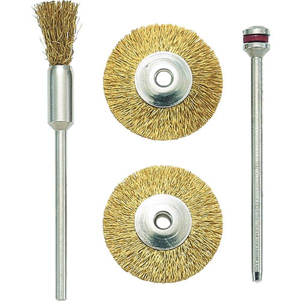 ワイヤーブラシ3個セット(真鍮)