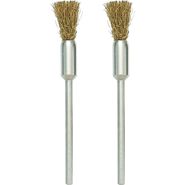 ワイヤーブラシ2本ホウキ型(真鍮)