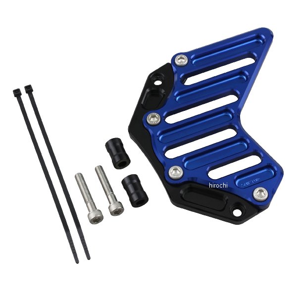 ビレットスプロケットカバー モンキー125、CT125 ハンターカブ、DAX126、GROM ブラック／ブルー