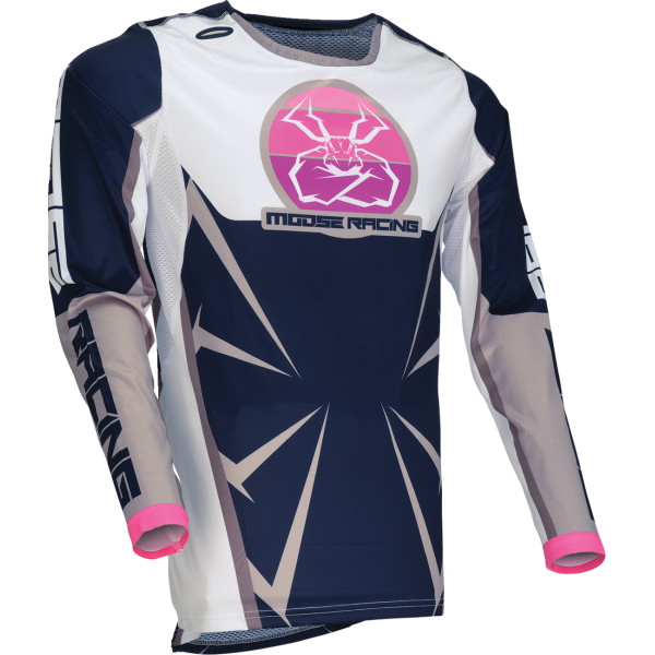 Agroid ジャージ ネイビー/ホワイト LG