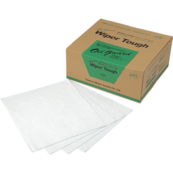オイルガードワイパータフ(高機能ウエス) 白 OG-9050 370×420mm 100枚組