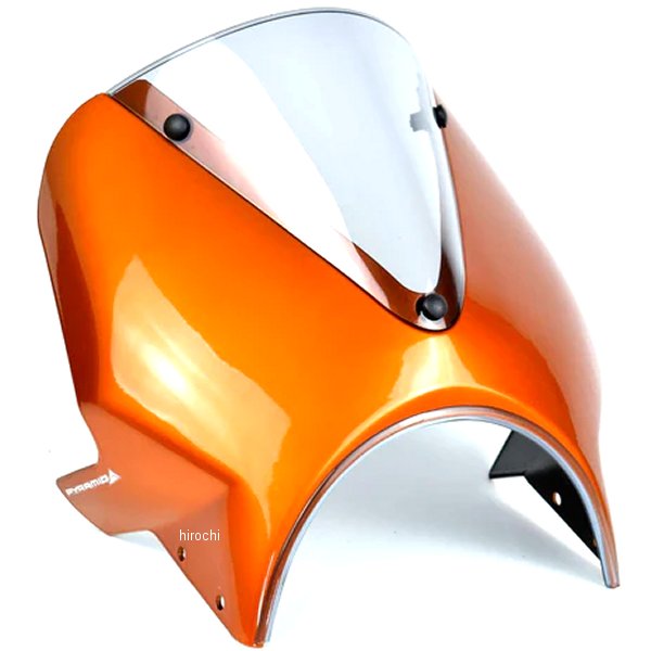 フライスクリーン 18年-22年  Interceptor 650 オレンジ