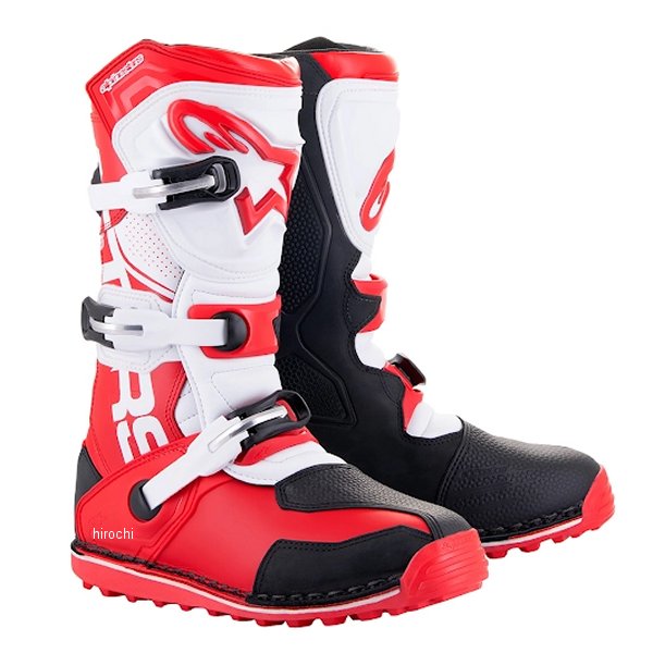 アルパインスターズ 22年モデル ブーツ TECH-T ブライトレッド 黒 白 7(25.5cm)サイズ
