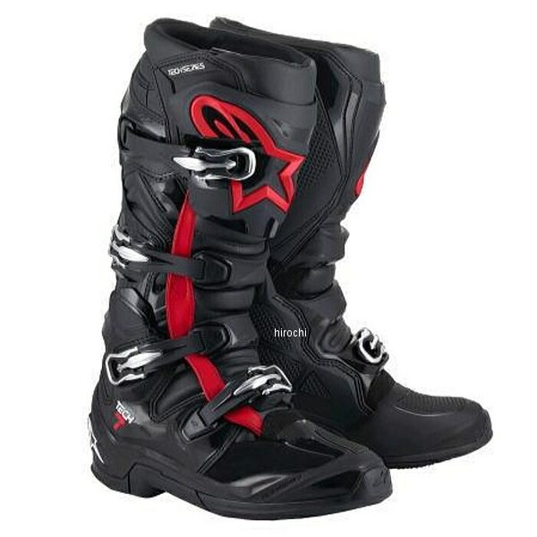 ブーツ テック7 ブラック/レッドフロー 6サイズ(25.0cm)