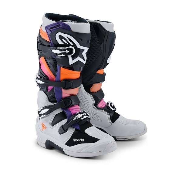 ブーツ テック7 ブラック/ライトグレー/オレンジフロー/マゼンタ 12サイズ(30.5c)