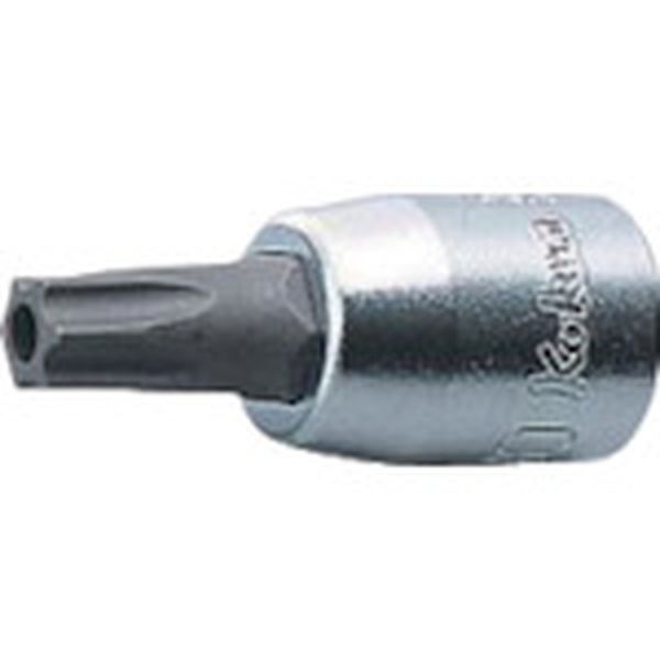 2025.28T30H  トルクスビットソケット 差込角6.35mm 対辺T30H