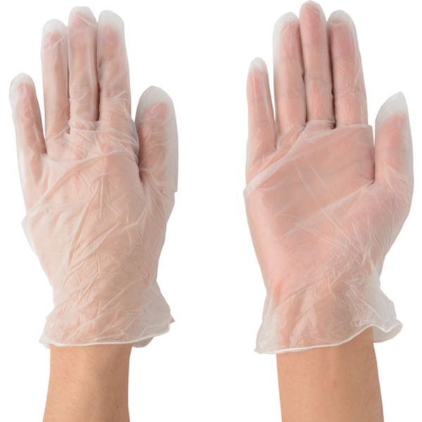 2026L 854-9027  ビニール使いきり手袋 100枚入