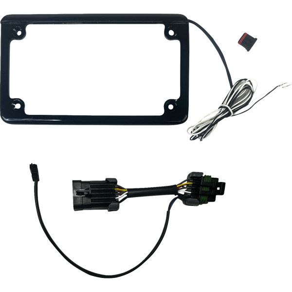 LICENSE プレート FRAME SXS RZR PRO ブラック