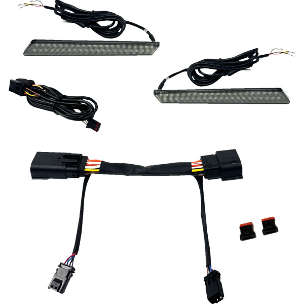 LIGHTS LED サドルバッグ ラッチ SMOKED LENS