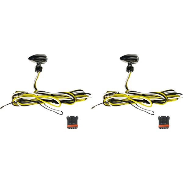 LIGHT TSIG MCRO AMB/WHT CHROME