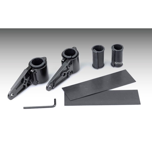 ヘッドライトステー 28mm-39mm アルミダイキャスト 黒