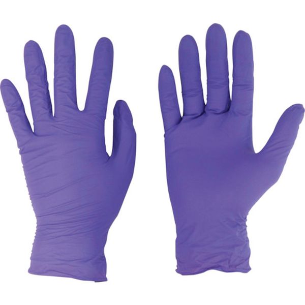 2070M 611-1273  ニトリルグローブスピネル粉無100枚入 Mサイズ