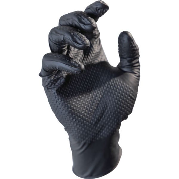 手袋 アイアングリップアドバンス ブラック LLサイズ(50枚入)