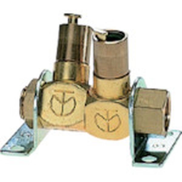 2MK310 808-3305 エア分岐管 フリージョイント3 2WAY 適用チューブ10mm ネジサイズRc3/8