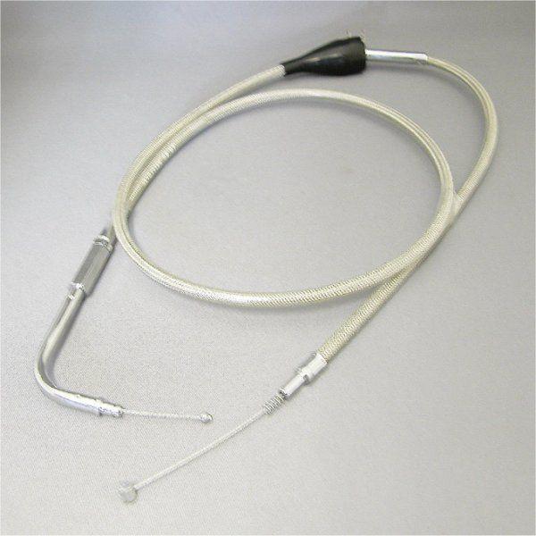 アイドルケーブル(戻し) 02年-07年 ツーリング ステンメッシュ 975mm/90°