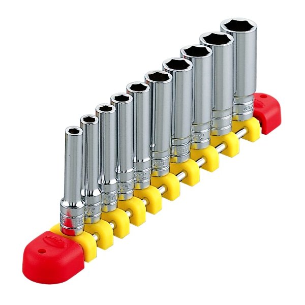 6.3sq.ディープソケットセット6角(10コ組)