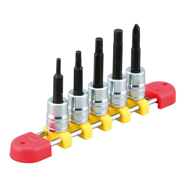 6.3sq.ヘキサゴンビットソケットセット(5コ組)ミリサイズ
