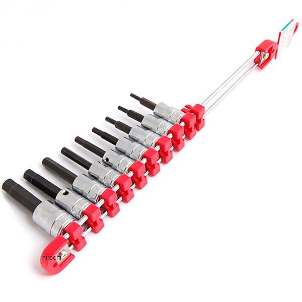 9.5sq.ヘキサゴンビットソケットセット(9コ組)インチサイズ