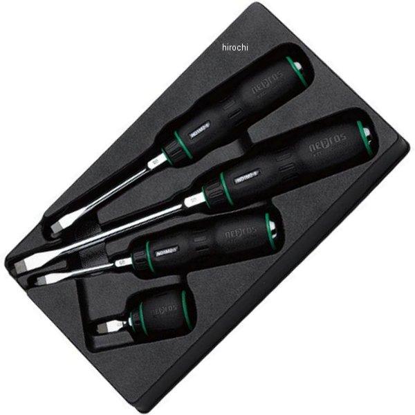 NTD1M04  nepros 樹脂柄マイナスドライバセット (4本組)