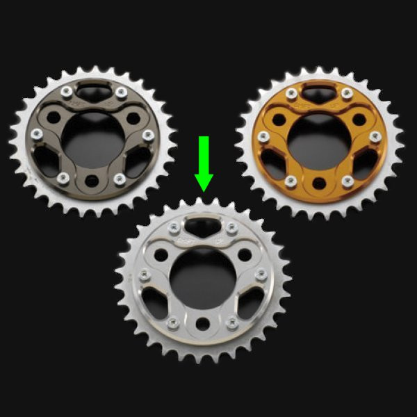 ハイブリッドドリブン スプロケット 31T シルバー XR50/100