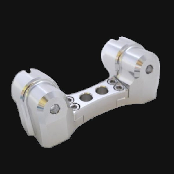 ビレットハンドルブラケット シルバー モンキー