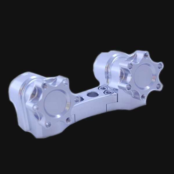 ビレットハンドルブラケット＆ノブセット シルバー/シルバー モンキー