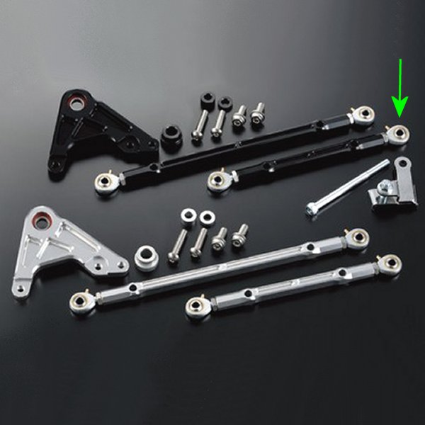 リアフローティング ロッド ブラック 6cmロング モンキー