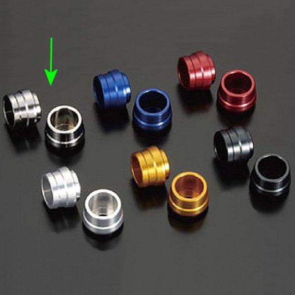 ユニバーサル アルミスライダー M6 メッキ 2個セット モンキー