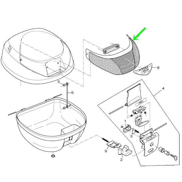 ジビ GIVI リフレクター Z639
