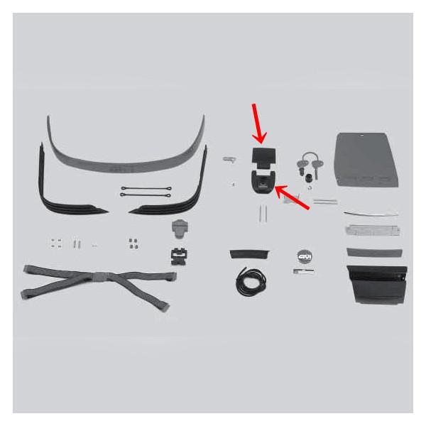 ジビ GIVI モノキーケース用 ロックセット Z314NM