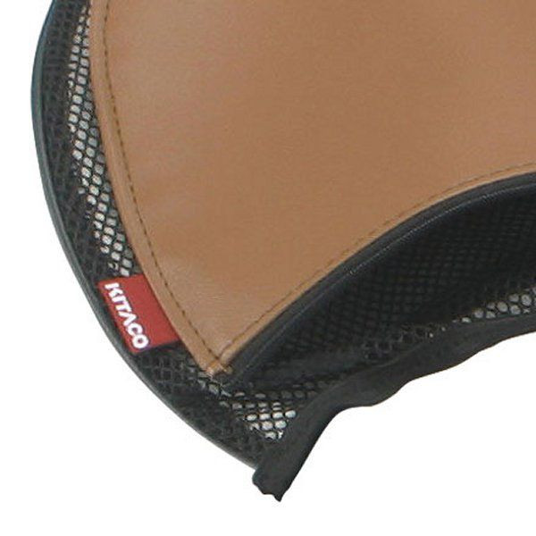 シートポケット ブラウン / ブラックパイピング 汎用