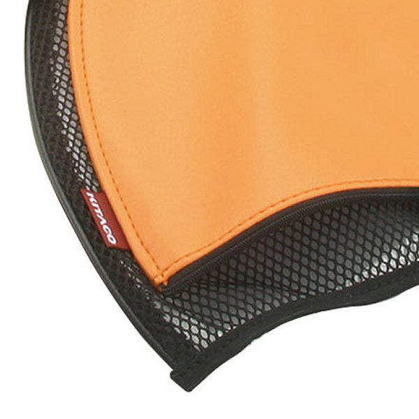 シートポケット オレンジ / ブラックパイピング 汎用