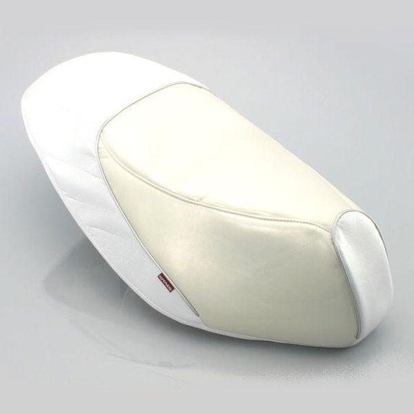 プリズムシートカバー パールホワイト パイピング/シルバー アドレスV125/-G