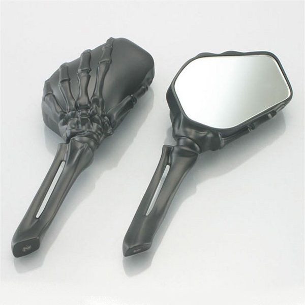 ゴーストミラー 左右セット ブラック 汎用