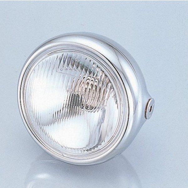 ヘッドライトASSY(メッキ)H-4 130mm