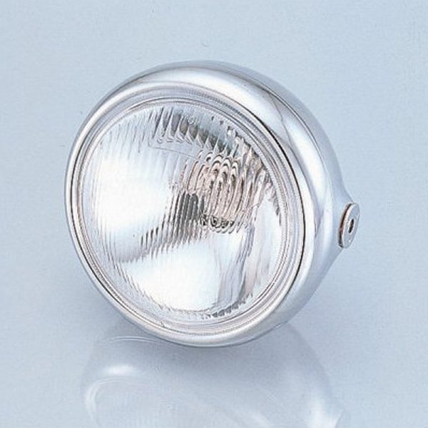 ヘッドライトASSY(メッキ)H-4 130mm
