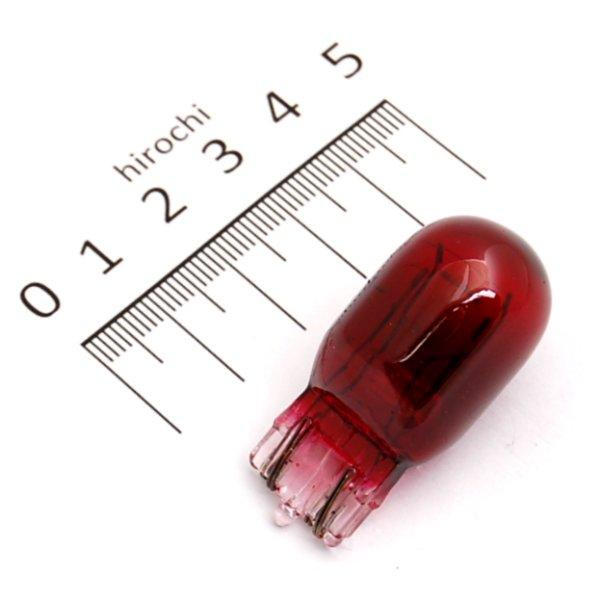 テールランプ用ウェッジ球 ウェッジバルブ T20 赤色 12V21/5W (ダブル球)1個売り