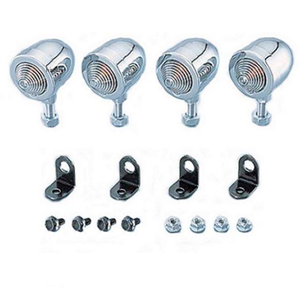 ウインカーキット ブレッド・ミニ クローム/オレンジ