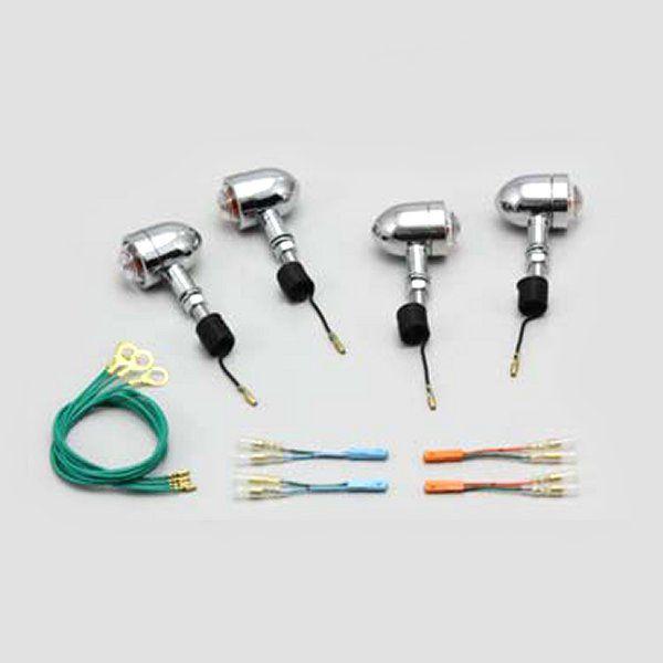 ミニ ・uレットウインカーキット 外径φ37 オレンジレンズ ・CB1100 type I/ II/AB