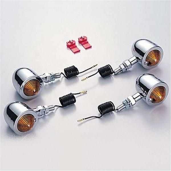 ブレットウインカーキット (オレンジレンズ) ・ビラーゴ250/400