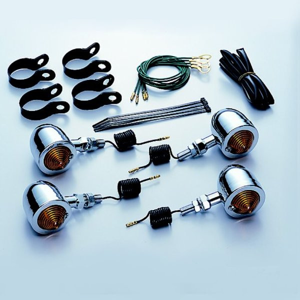 ブレットウインカーキット (クリアレンズ) ・ドラックスター1100