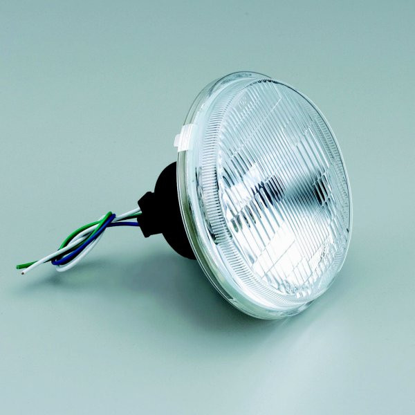 ヘッドライト 交換レンズ ベーツバイザータイプ/ハイパワースリット用 5.5インチ 汎用