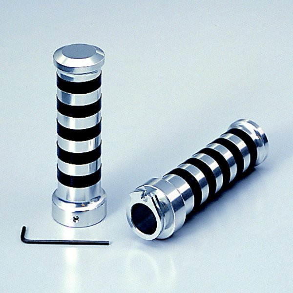 アルミグリップTYPE II φ7/8インチハンドル用 クロームメッキ