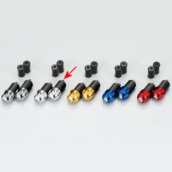 アルミ削り出しサイドキャップ シルバー Φ7/8インチハンドル用