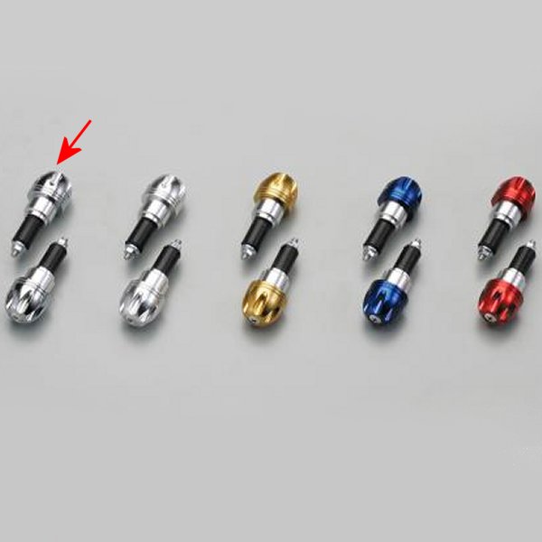 アルミ削り出しサイドキャップ クロームメッキ Φ7/8インチハンドル用 (ヤマハ系)